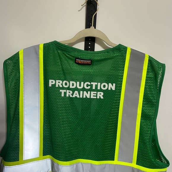 ML Kishigo Hi Viz Reflector Safety Production  Vest Sz L/XL - Picture 5 of 7